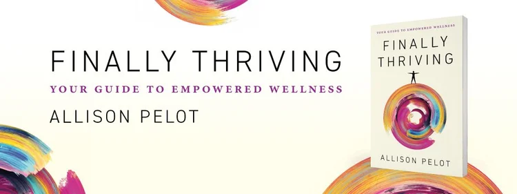 Finally Thriving by Allison Pelot announcement graphic